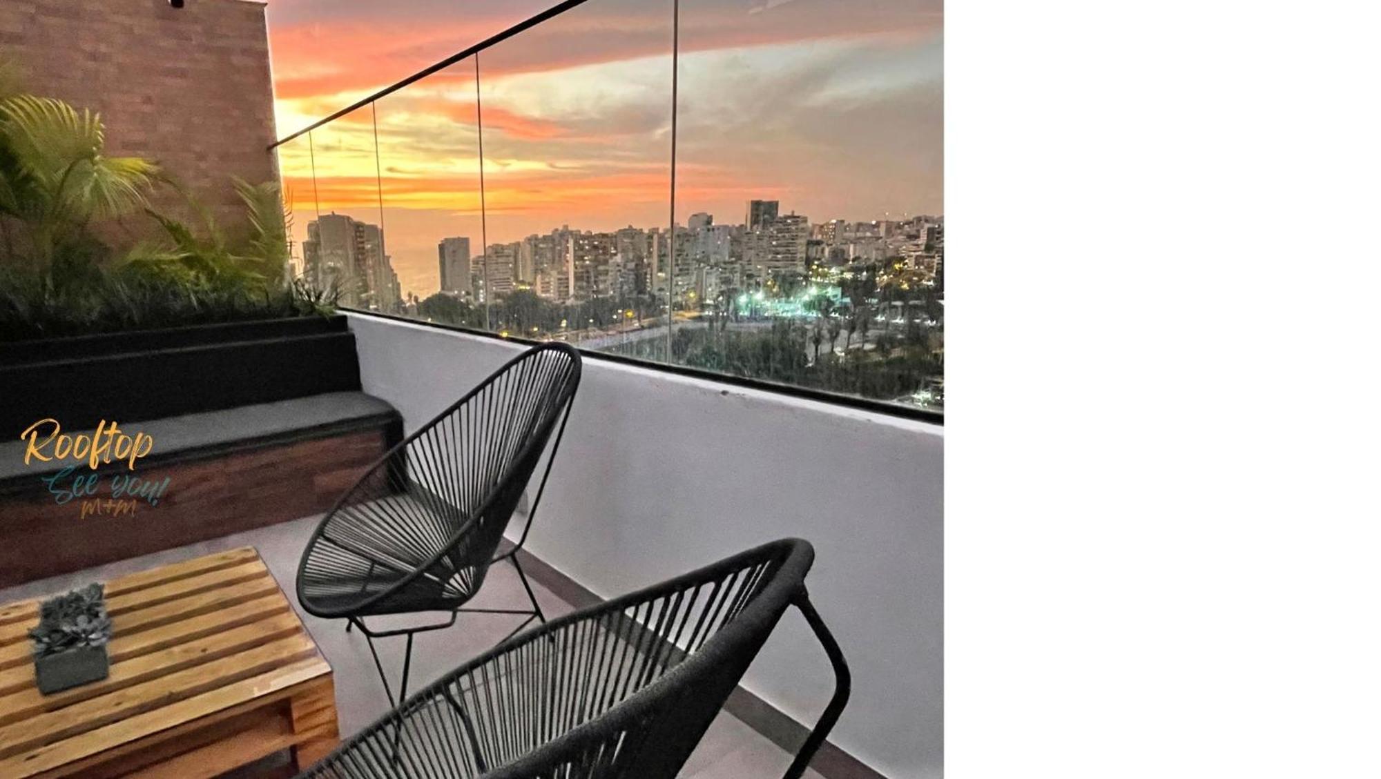 Side Sea View 2br - Barranco Near Miraflores Apartamento